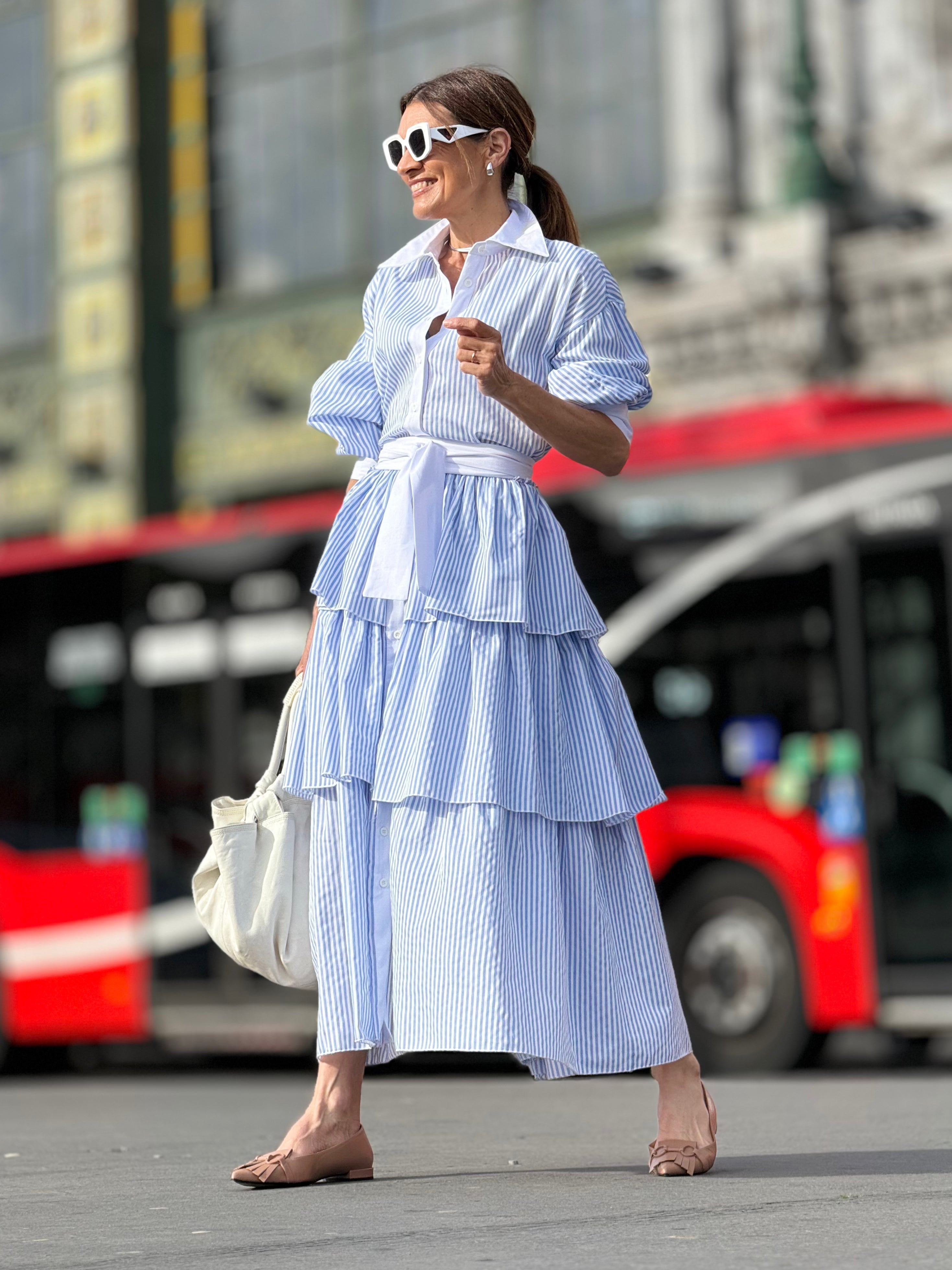 Dress Brittany Stripes Blue