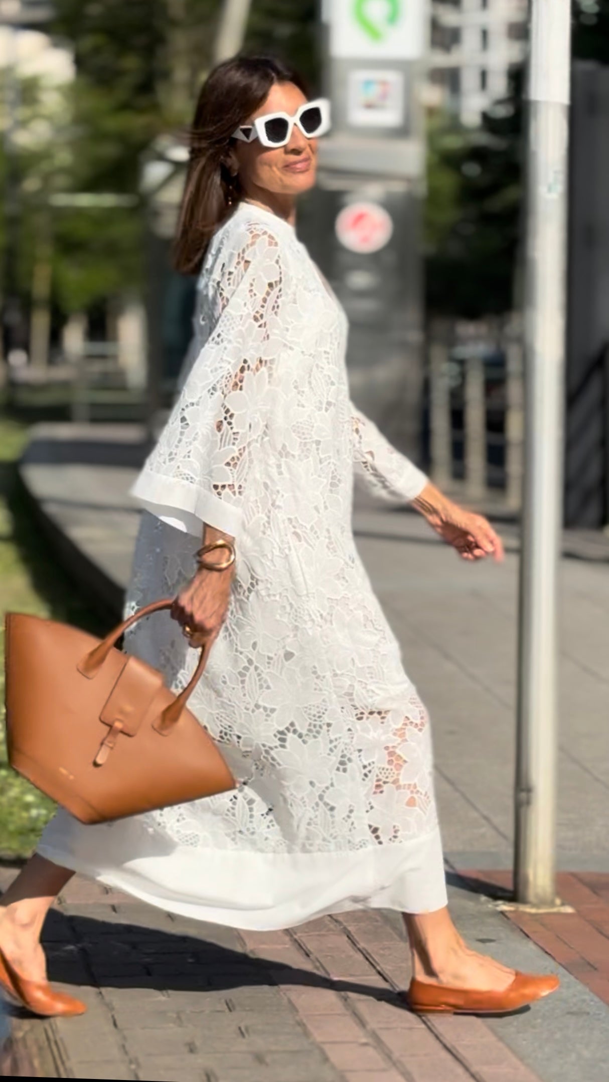 Dress Luana Lace White
