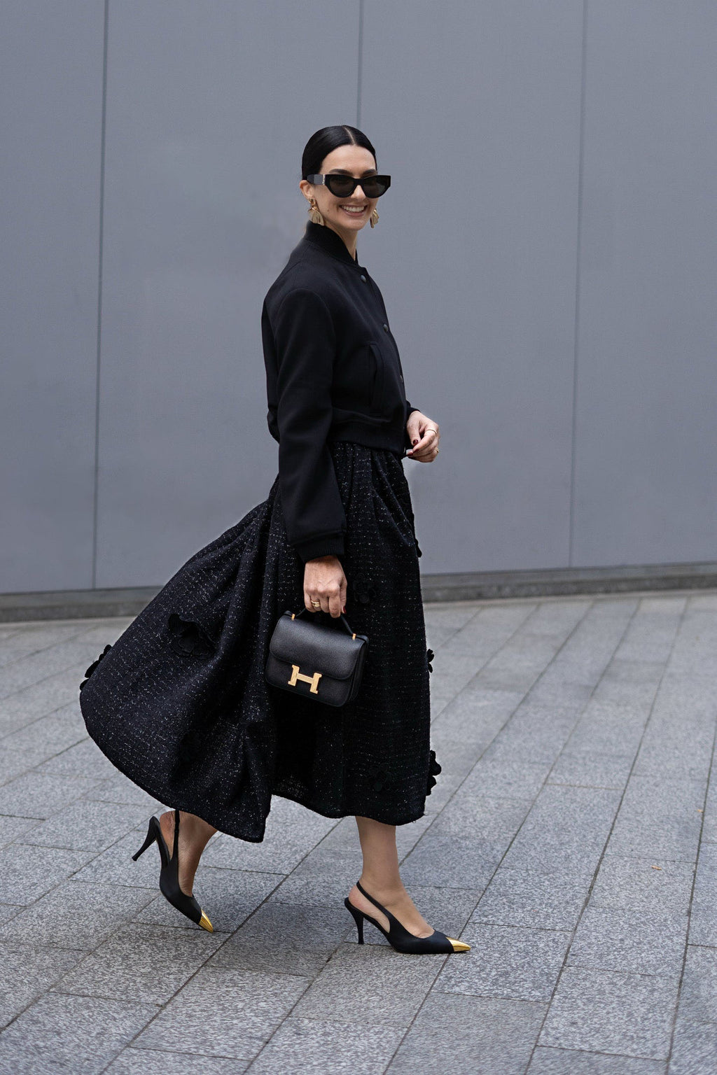 Skirt Beau Tweed Black