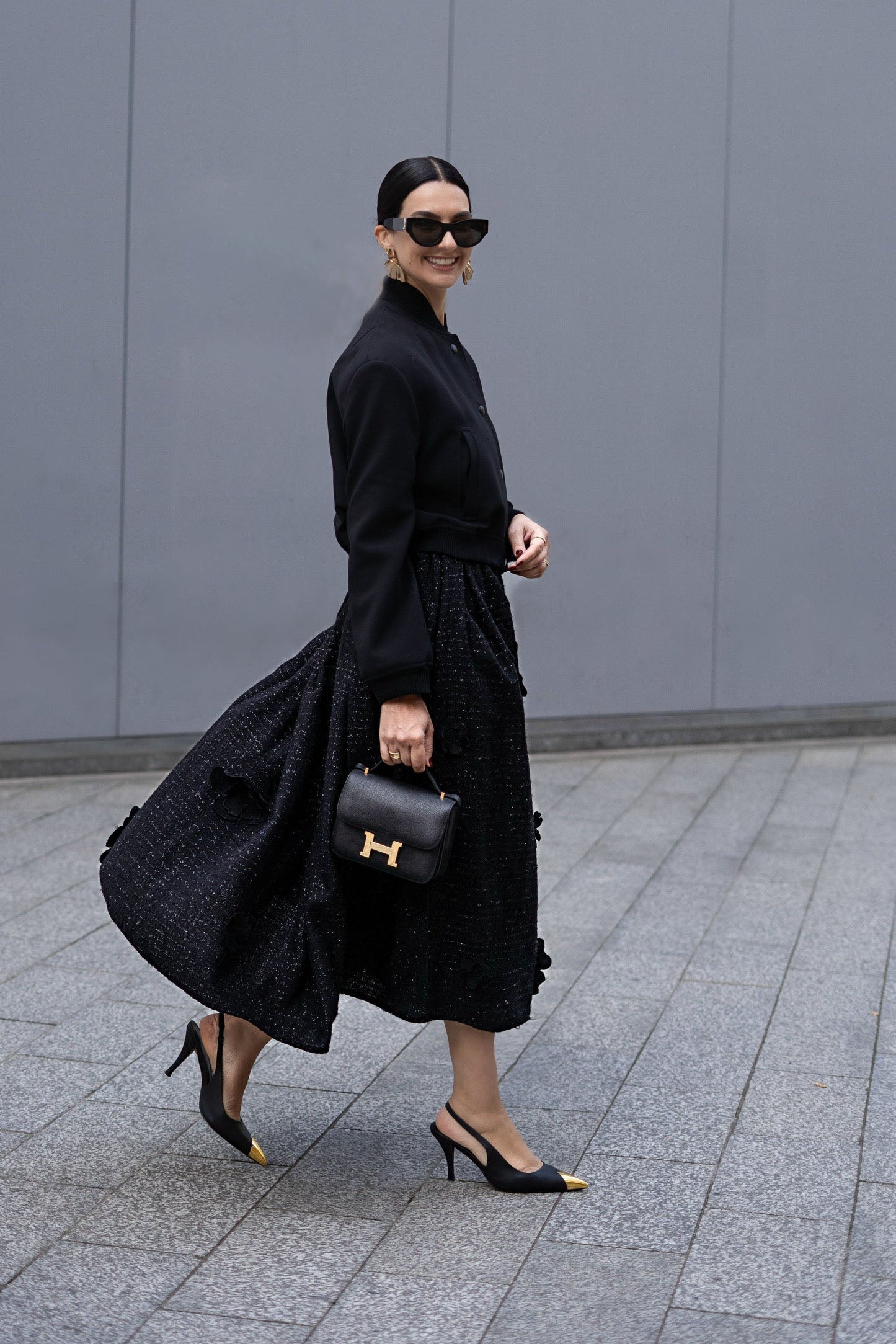 Skirt Beau Tweed Black
