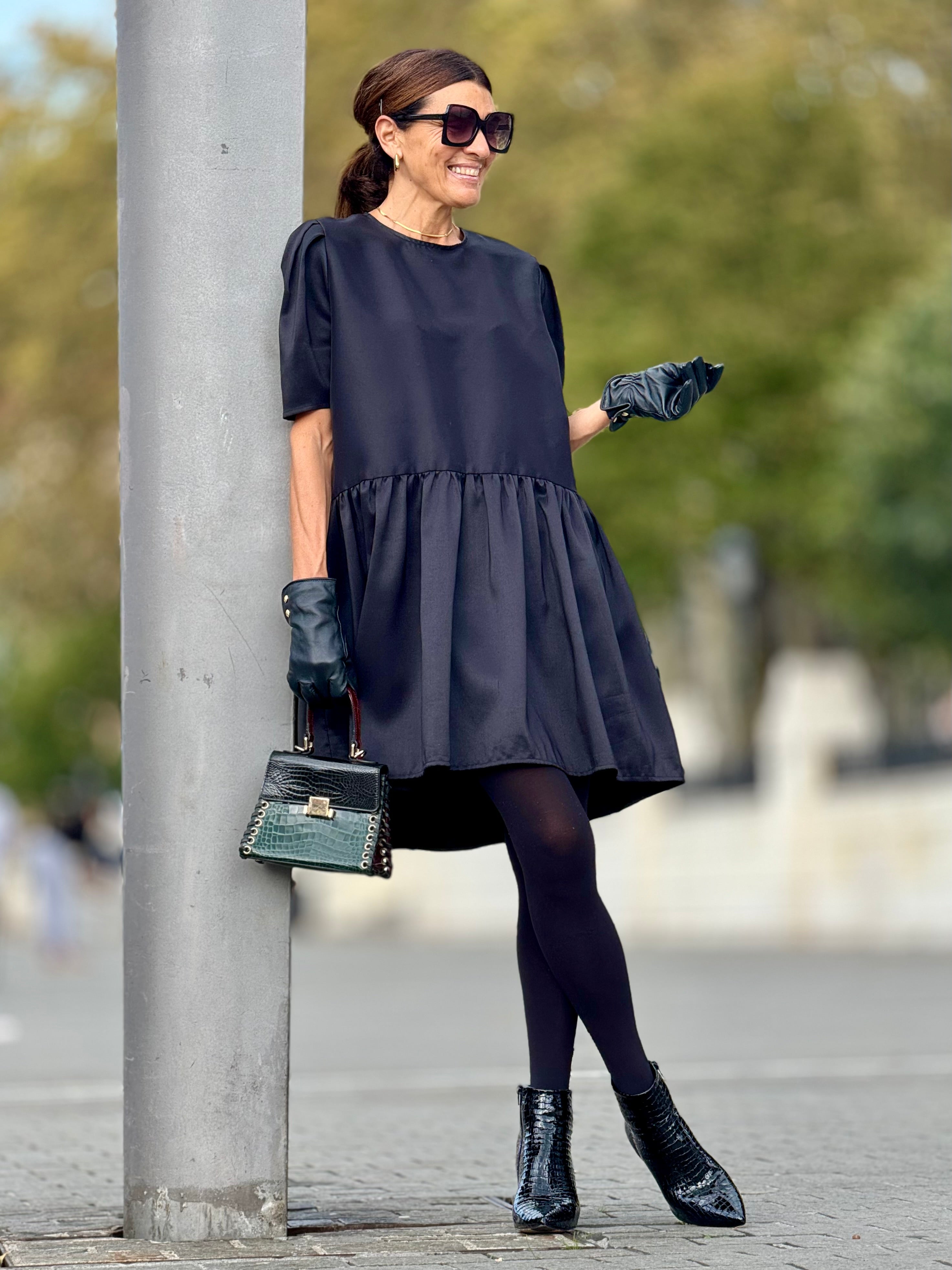 Dress India Black