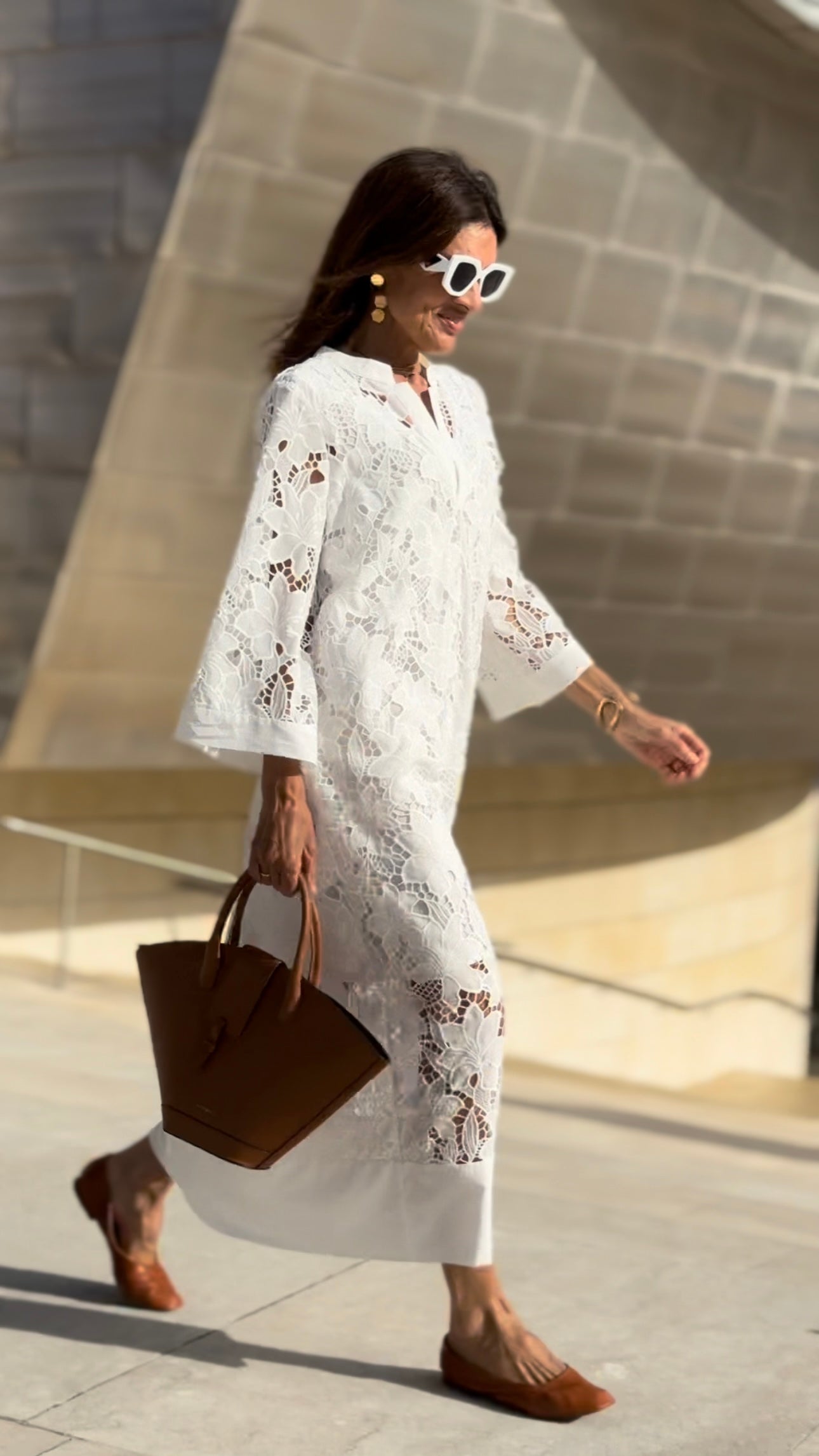 Dress Luana Lace White