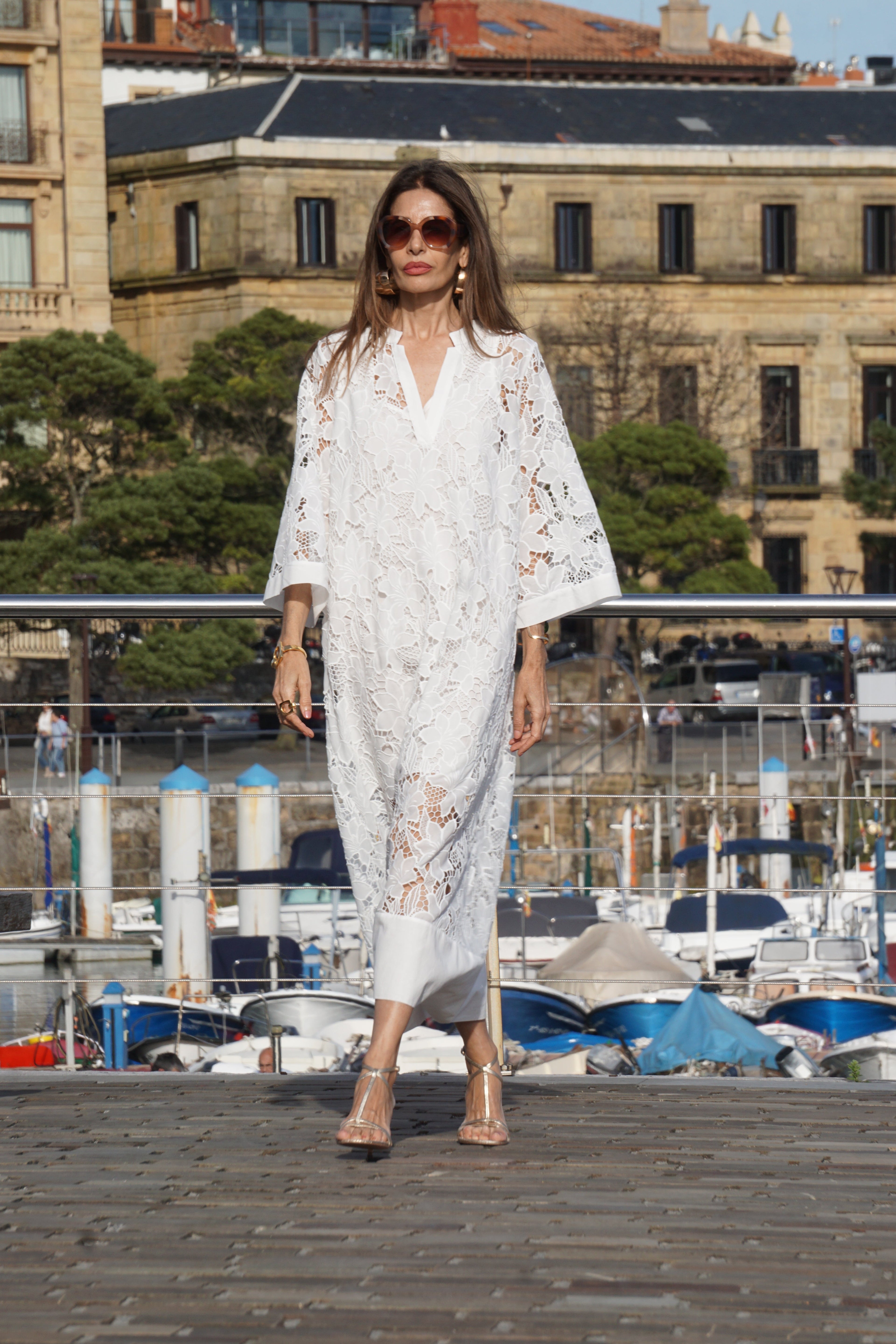 Dress Luana Lace White