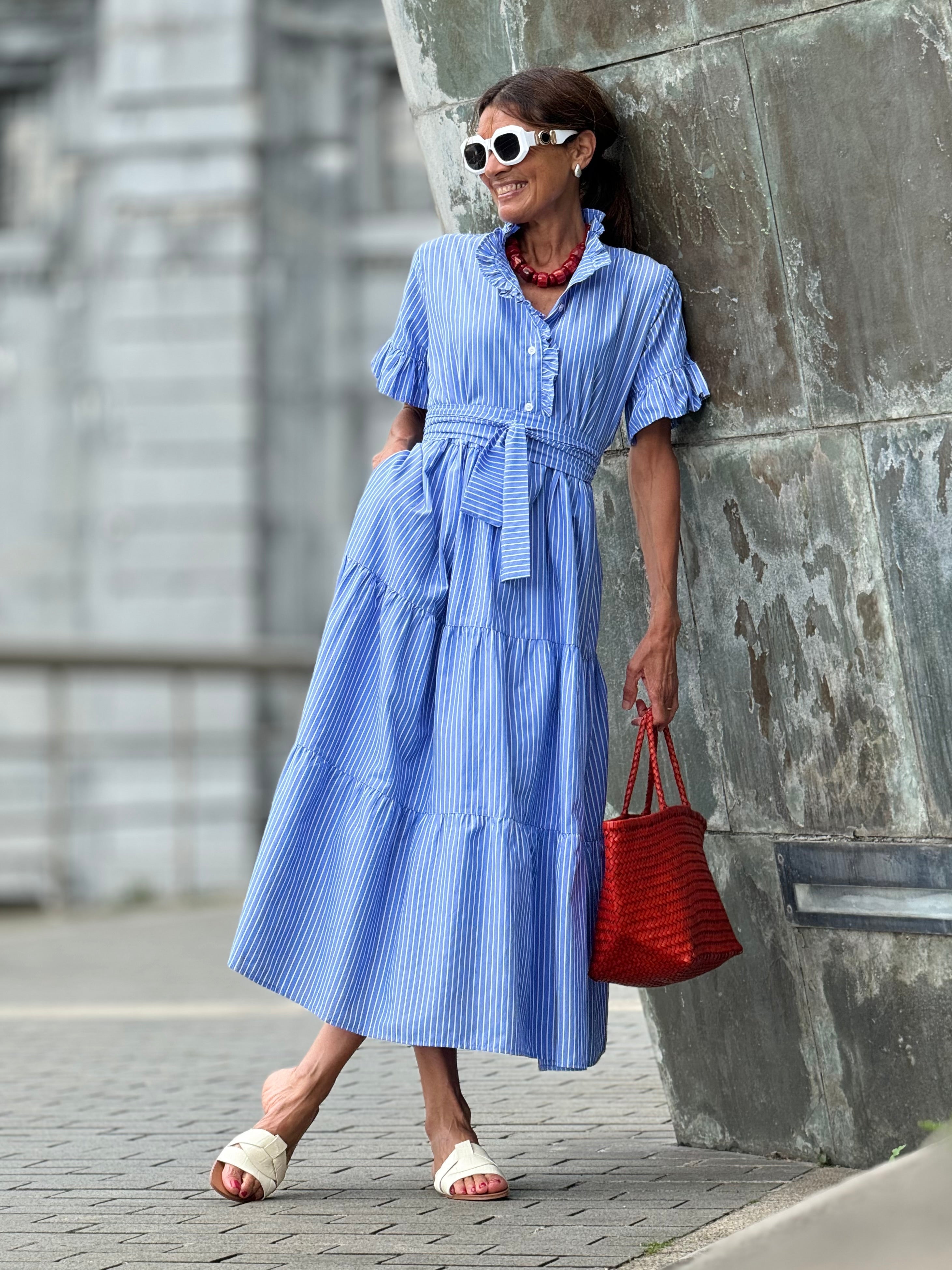 Dress Igone stripes