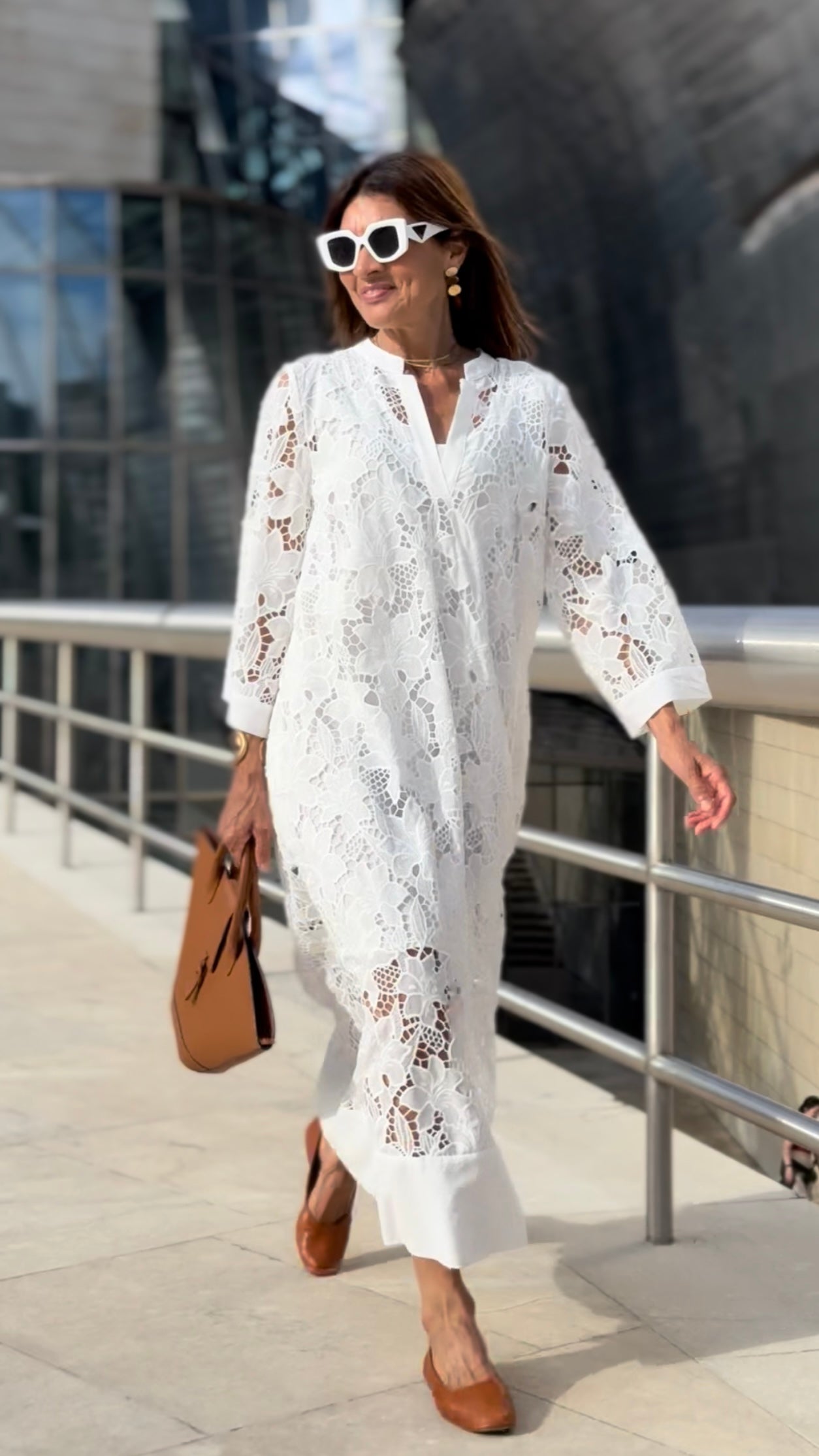 Dress Luana Lace White