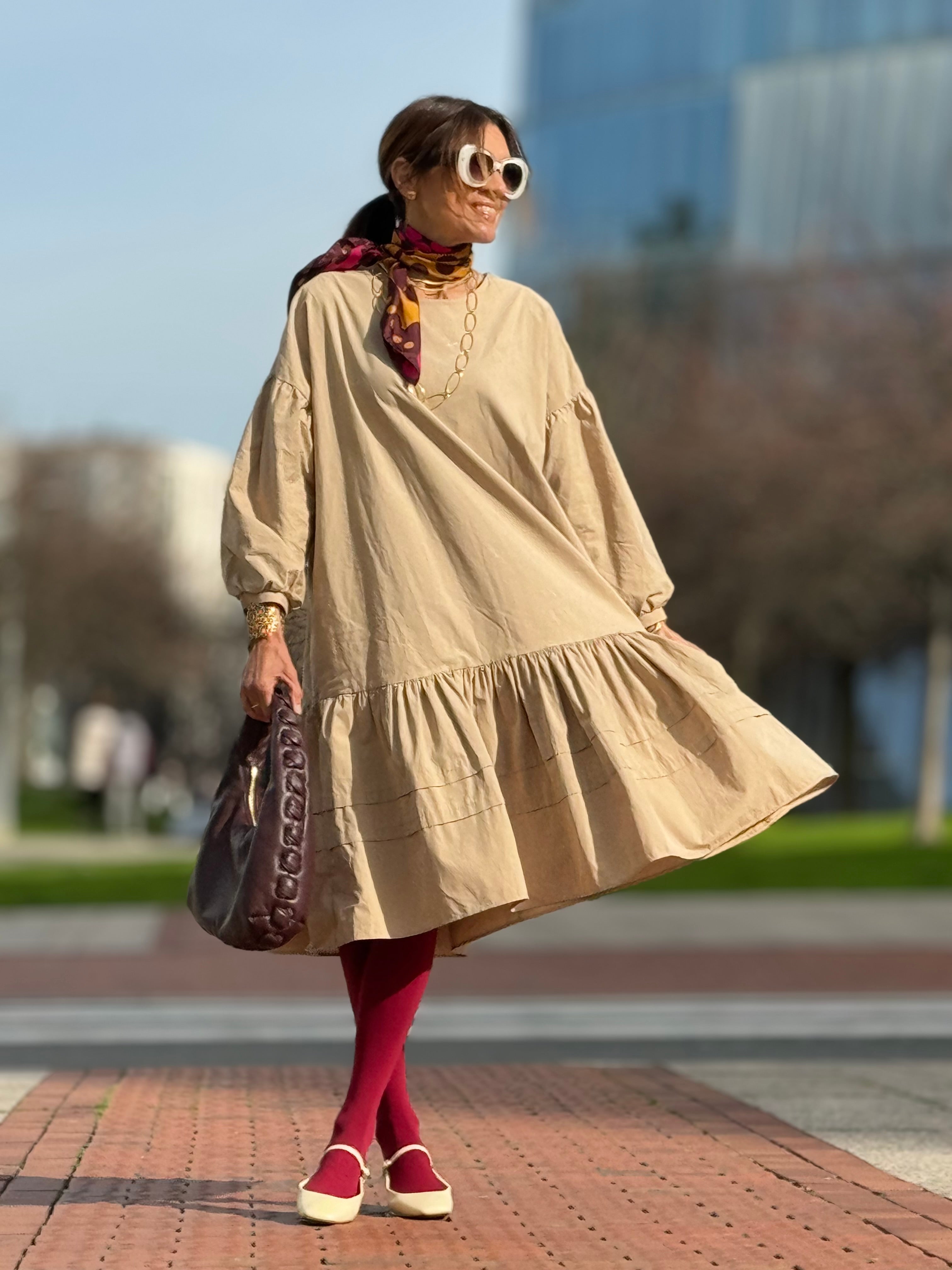 Dress Felicita Beige