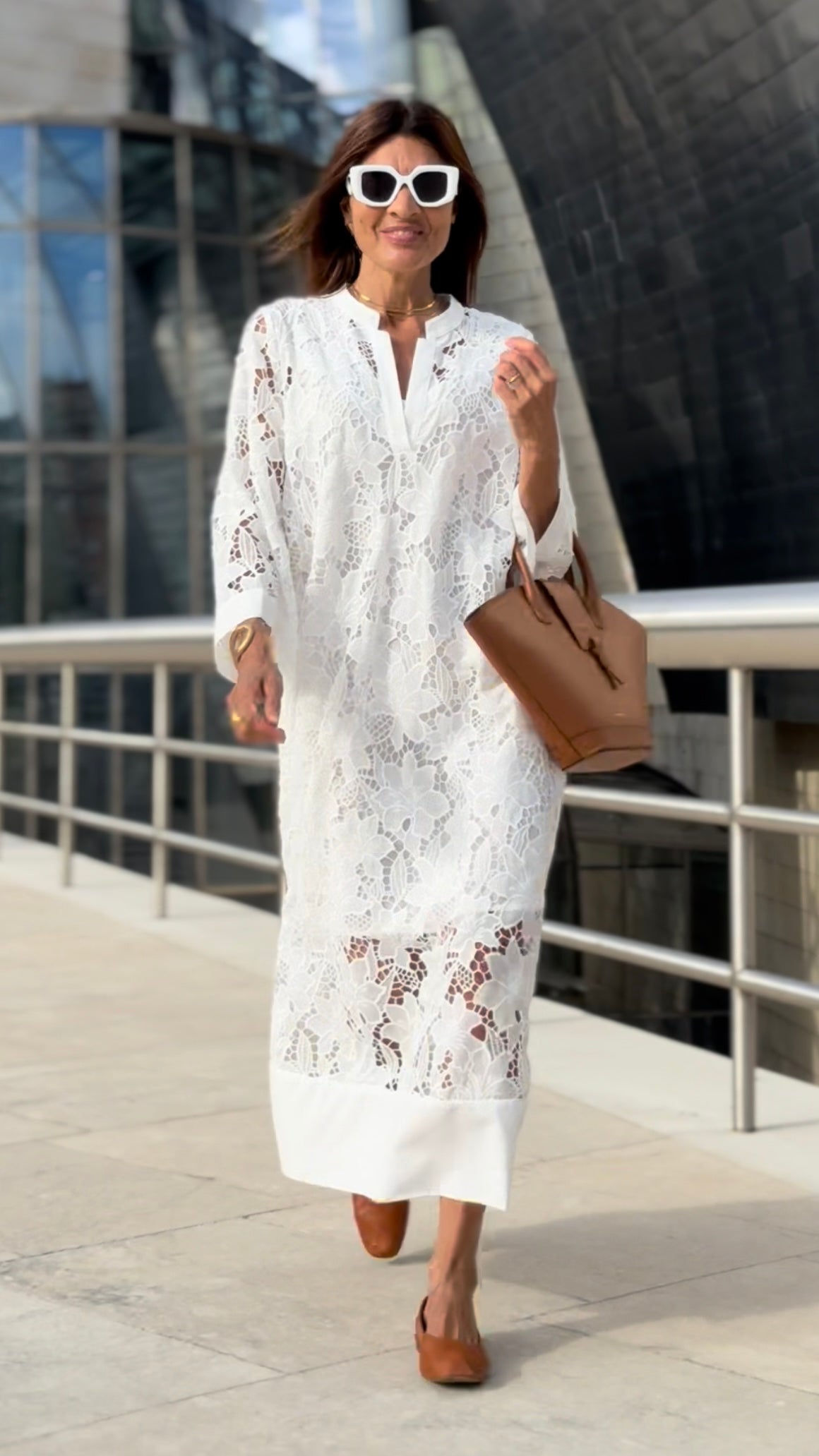 Dress Luana Lace White