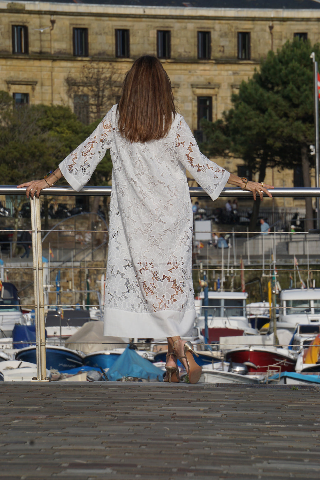 Dress Luana Lace White