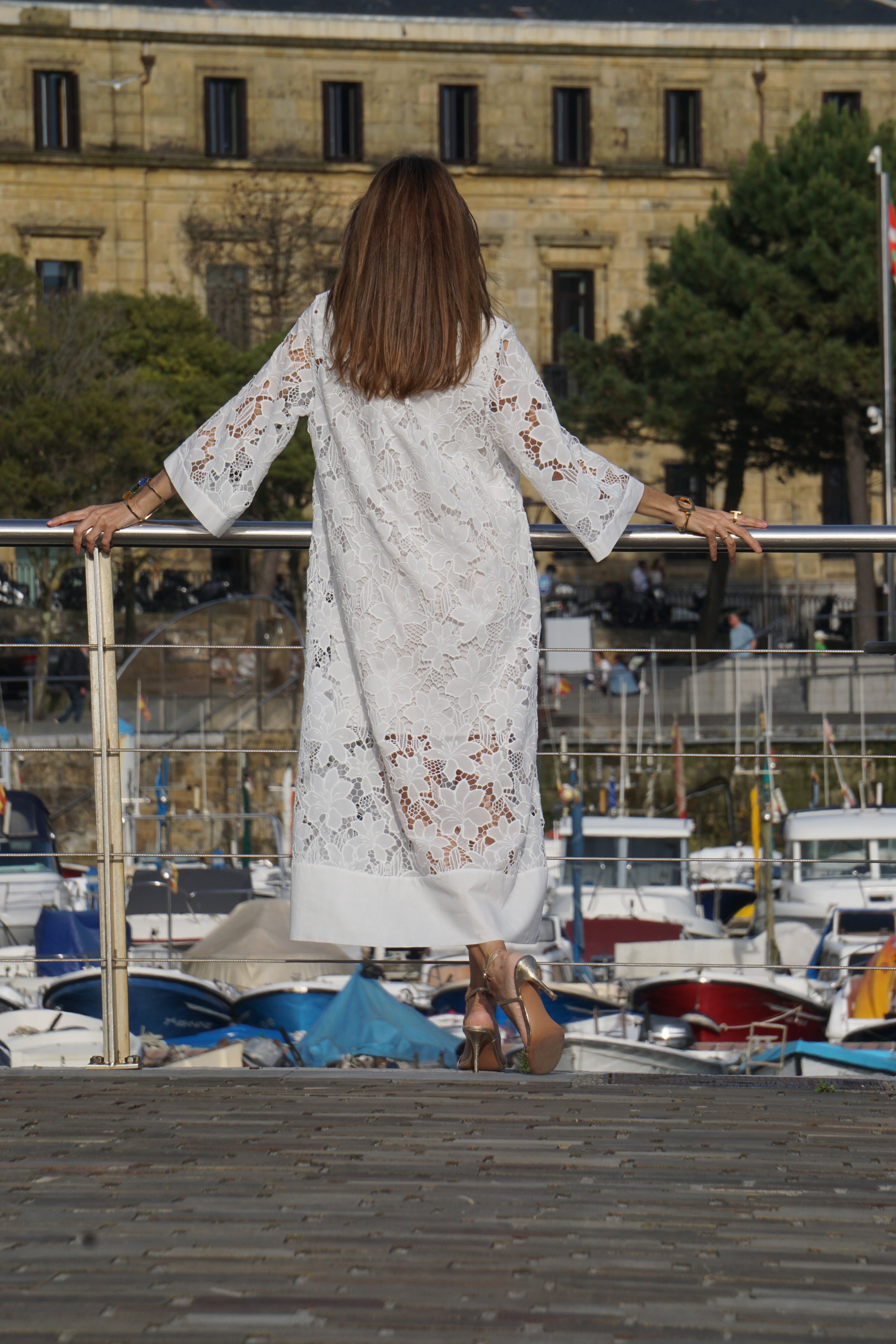 Dress Luana Lace White