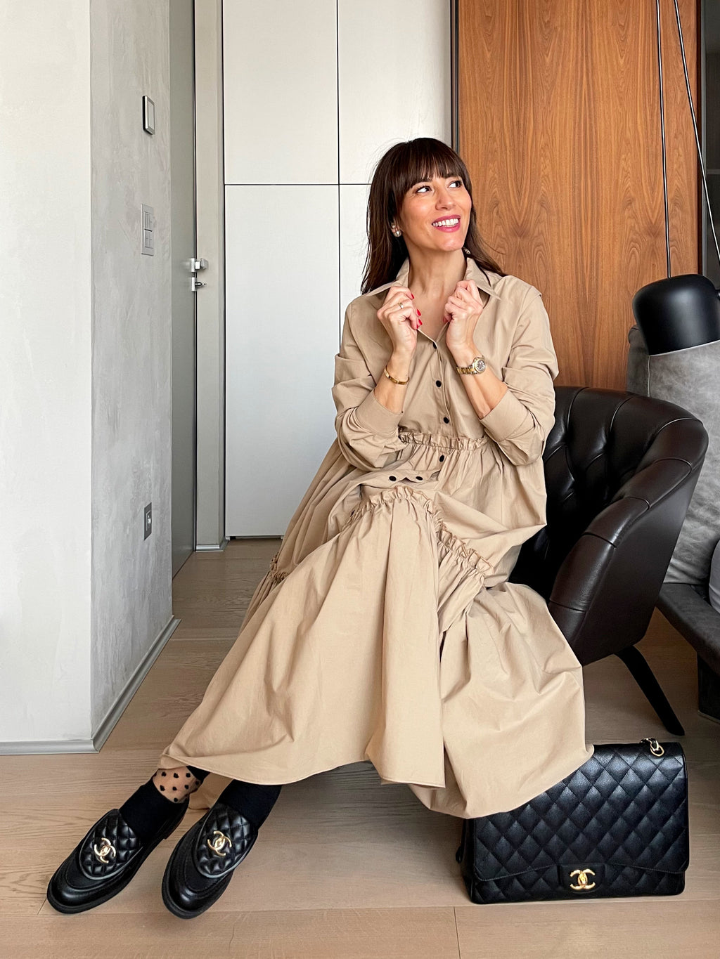 Dress Marie Louise Beige