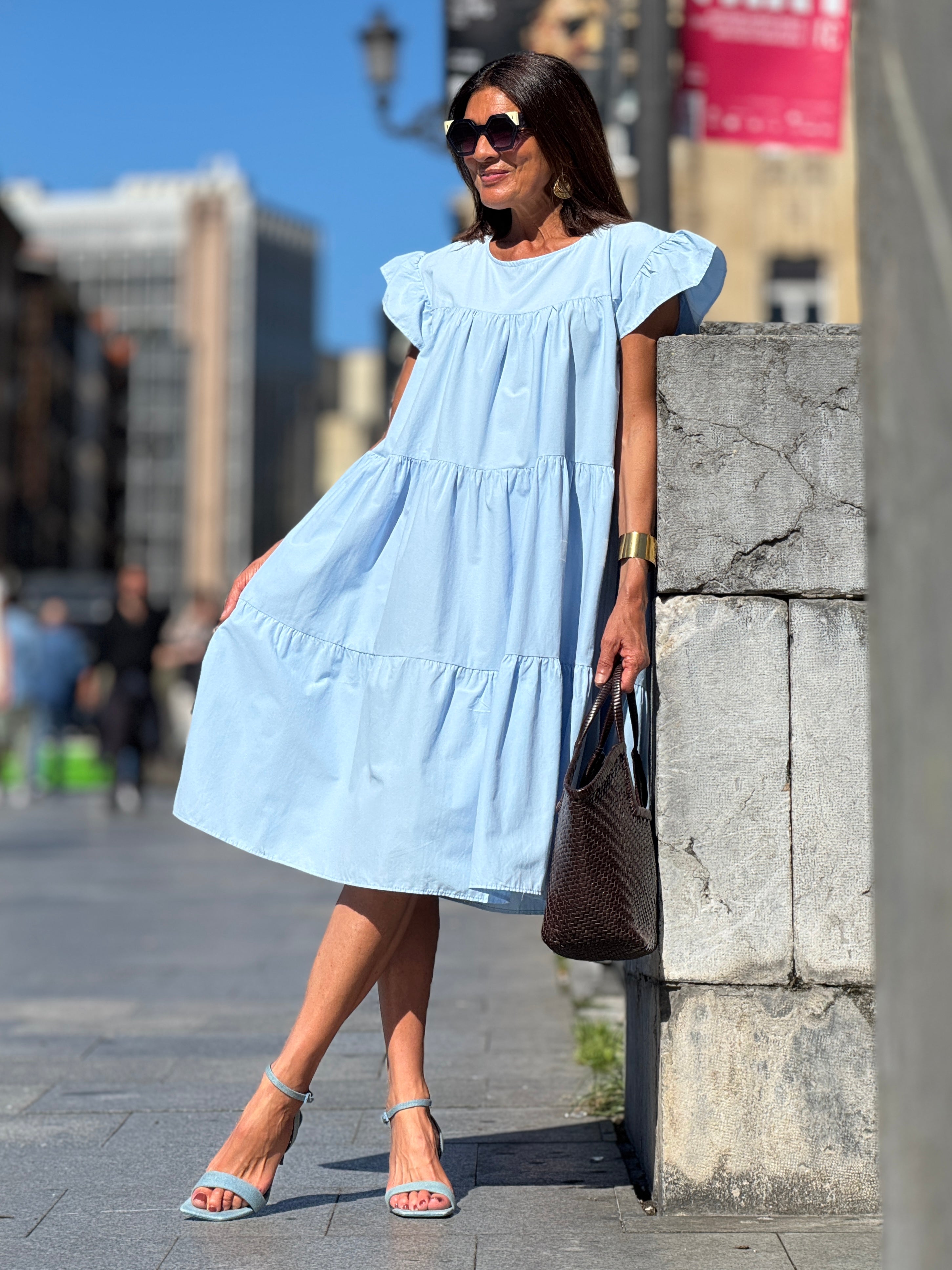Dress Caro Light blue