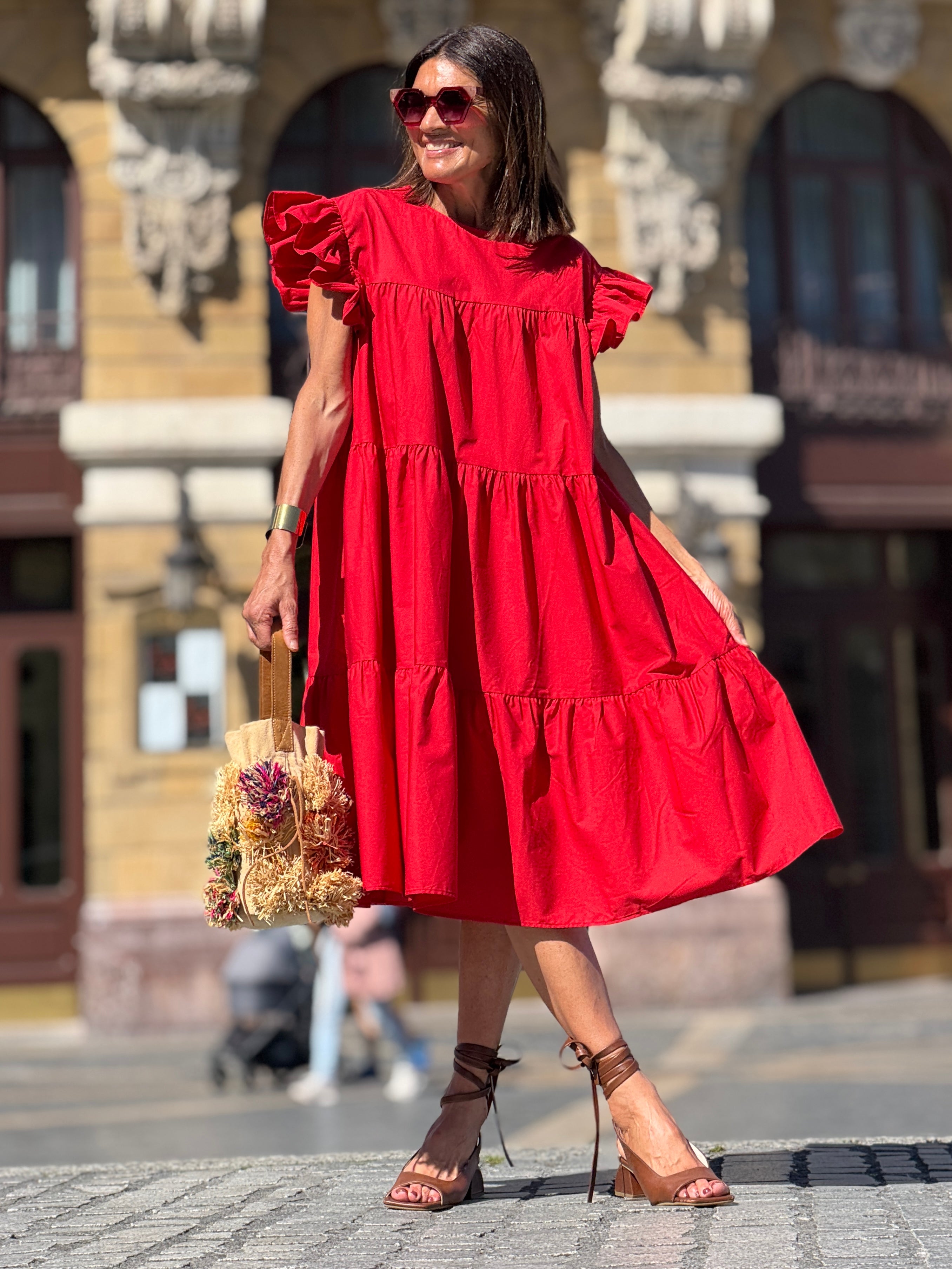 Dress Caro red