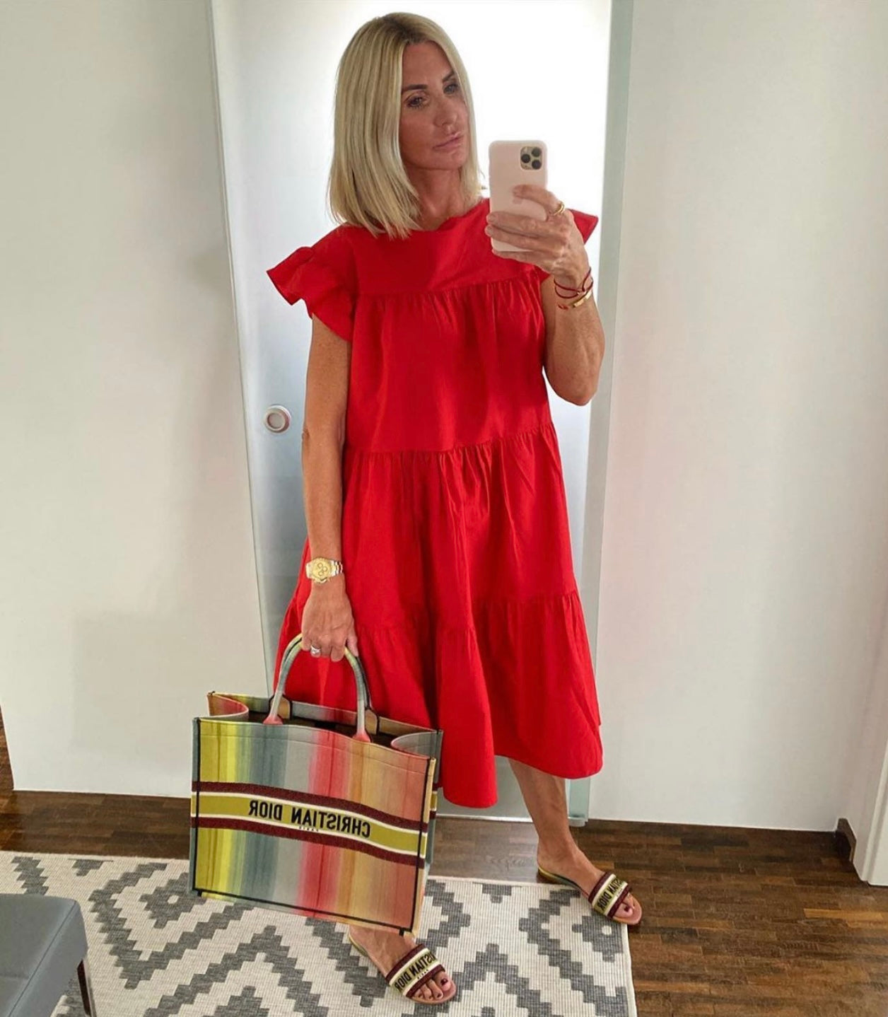 Dress Caro red