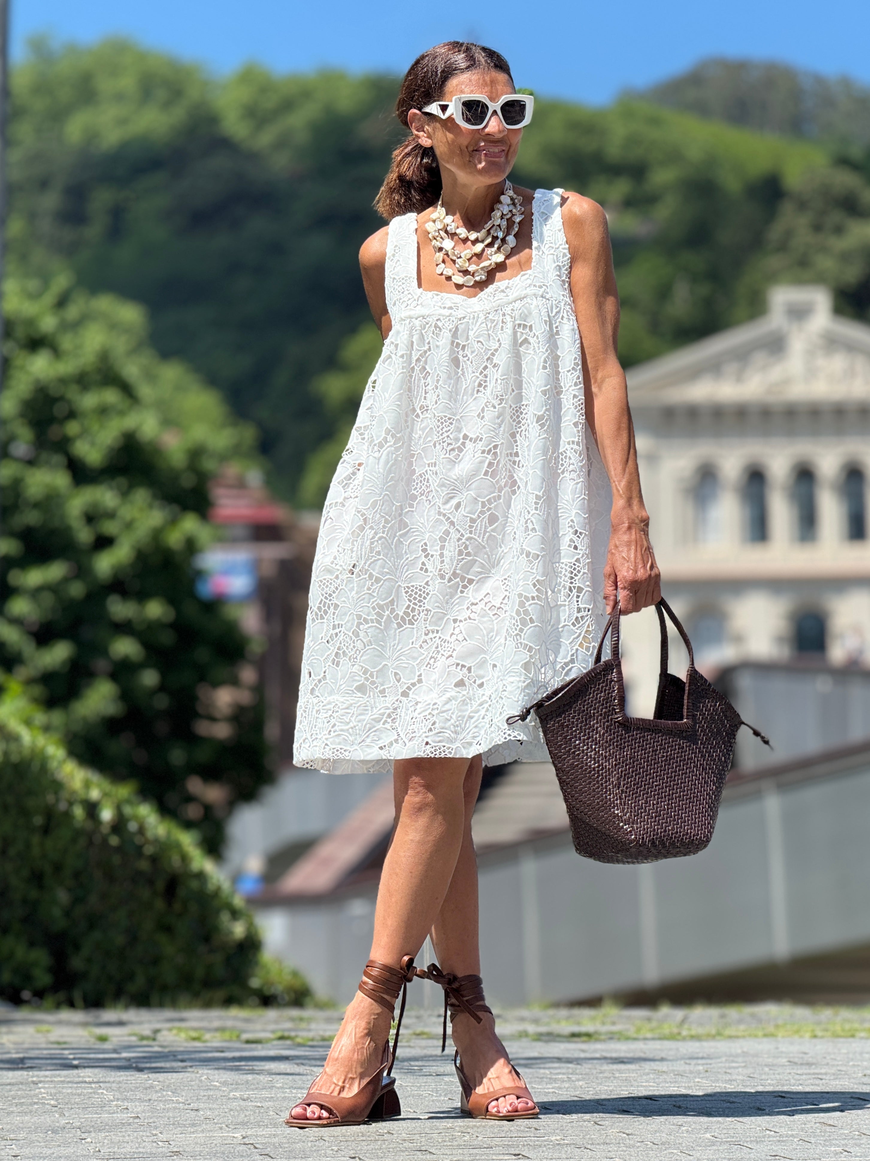 Dress Lucretia Lace White