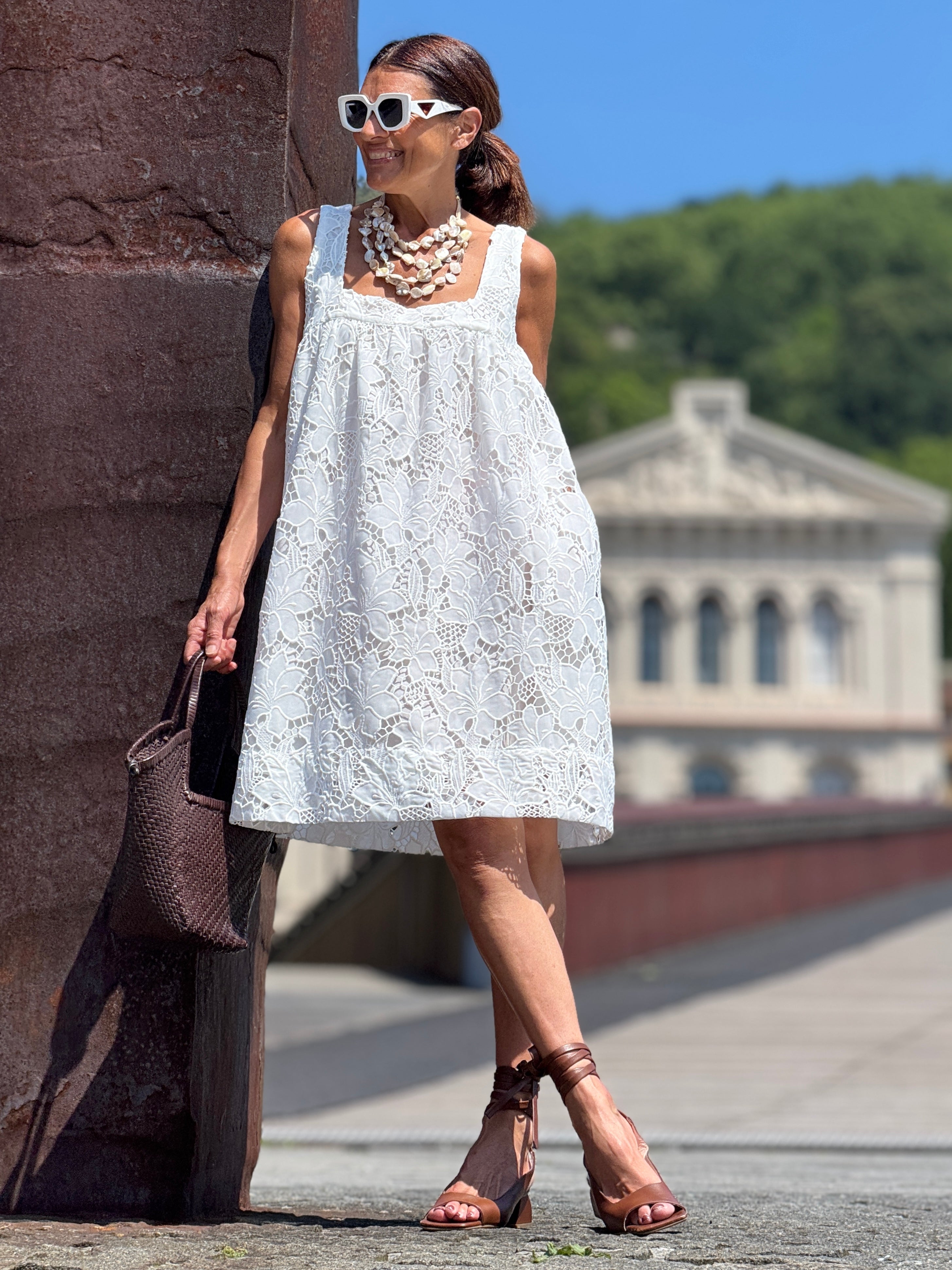 Dress Lucretia Lace White