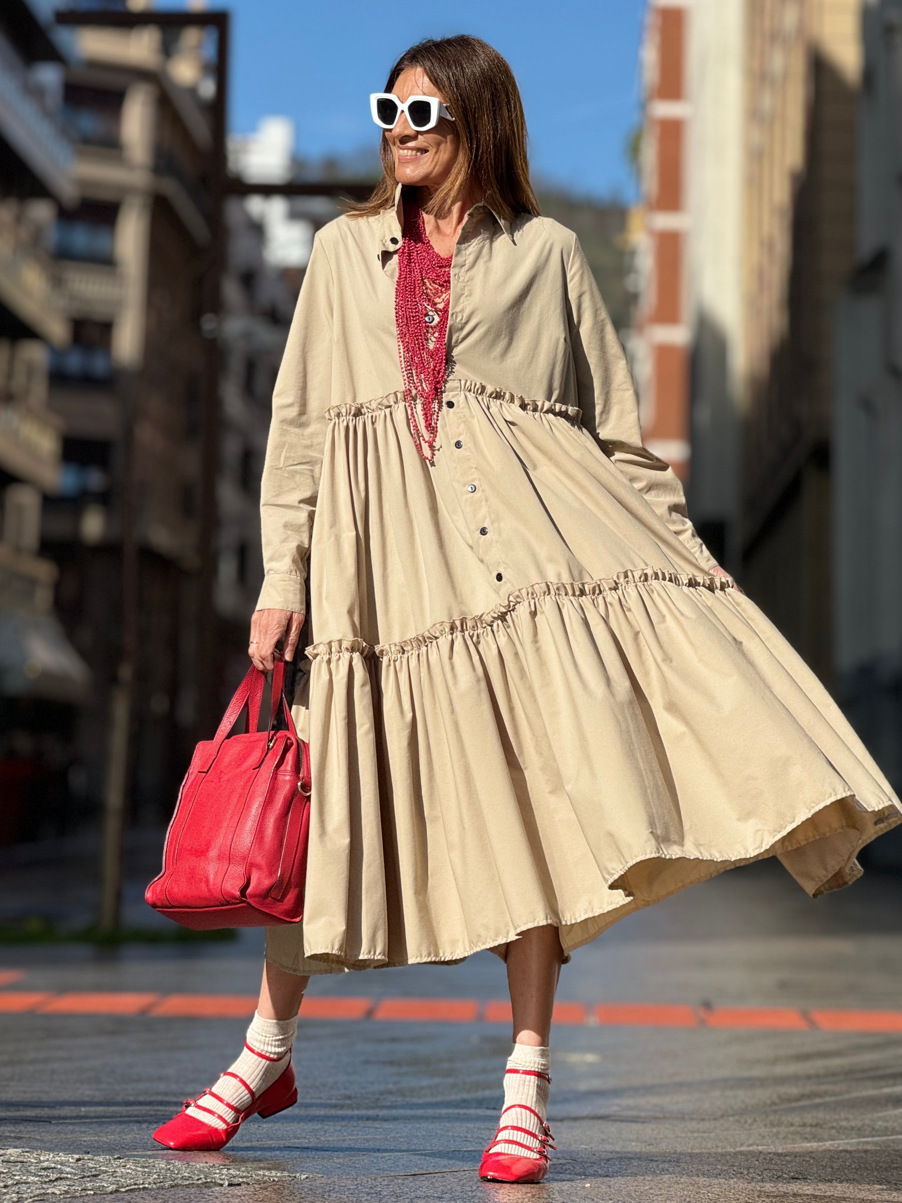 Dress Marie Louise Beige
