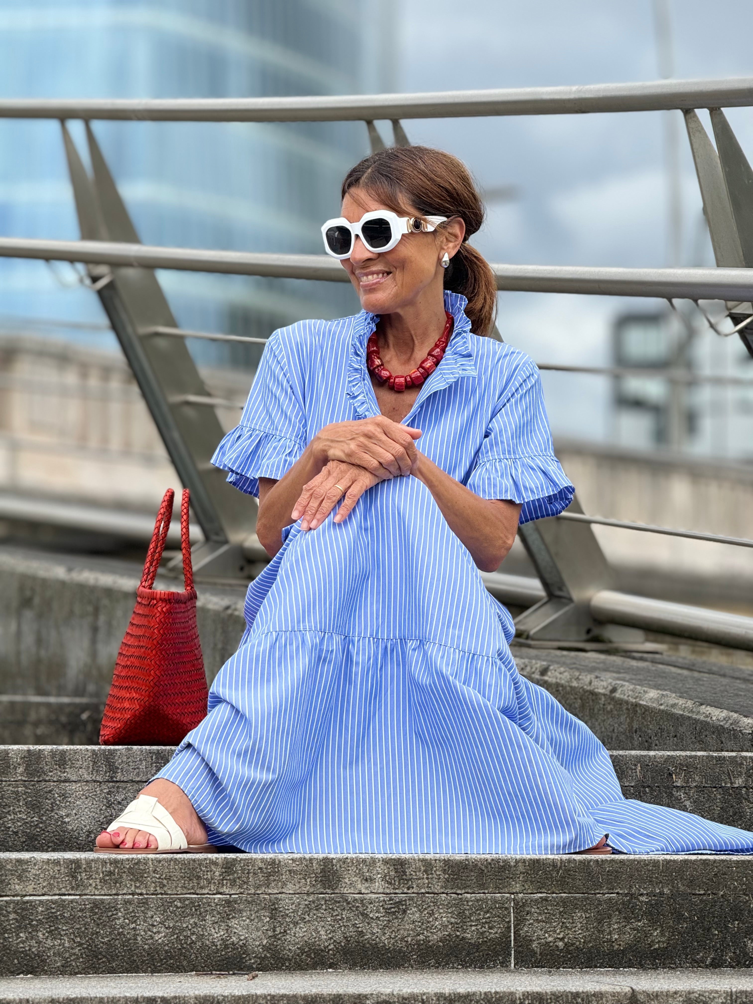Dress Igone stripes
