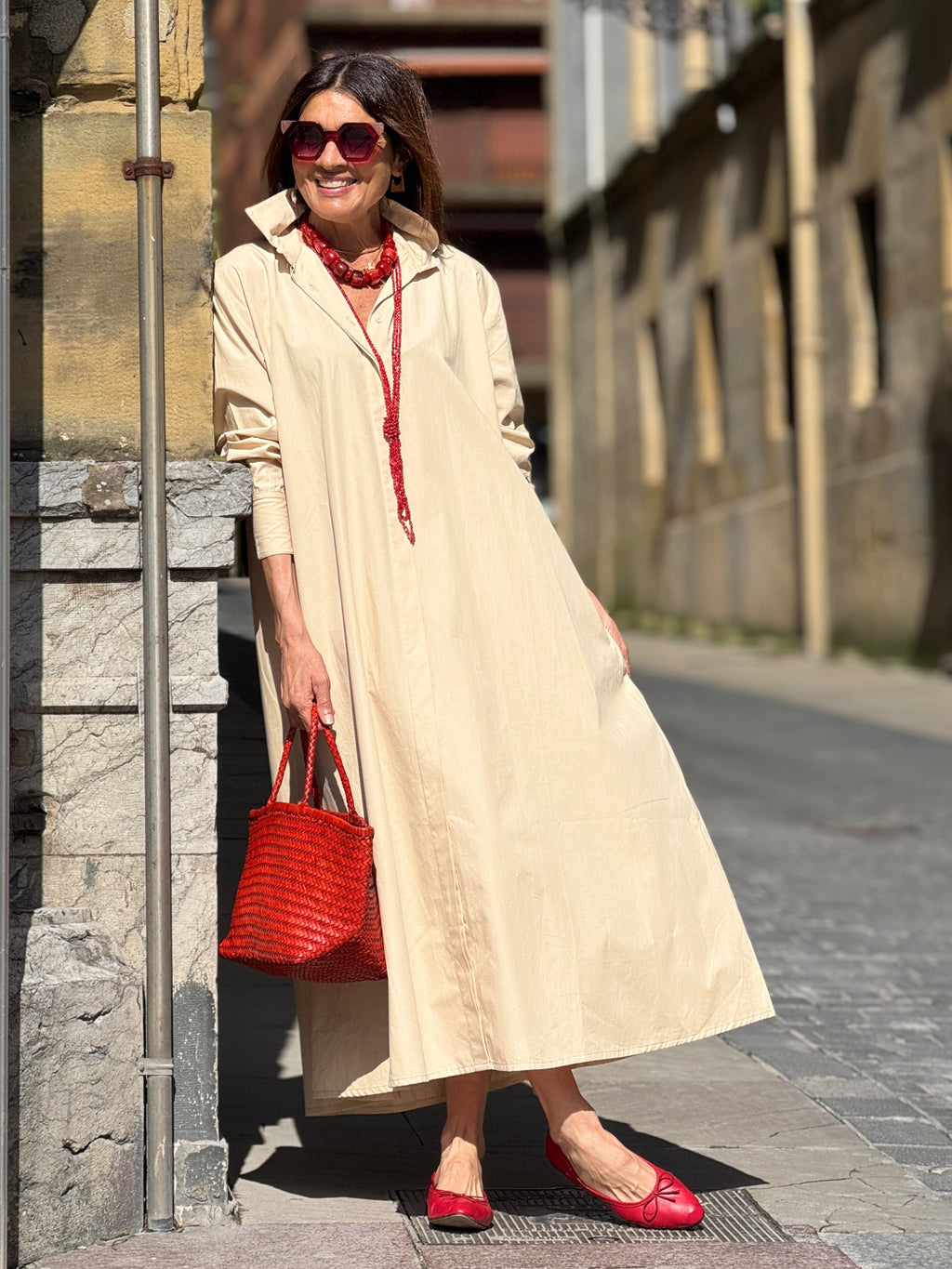 Dress Larissa Beige