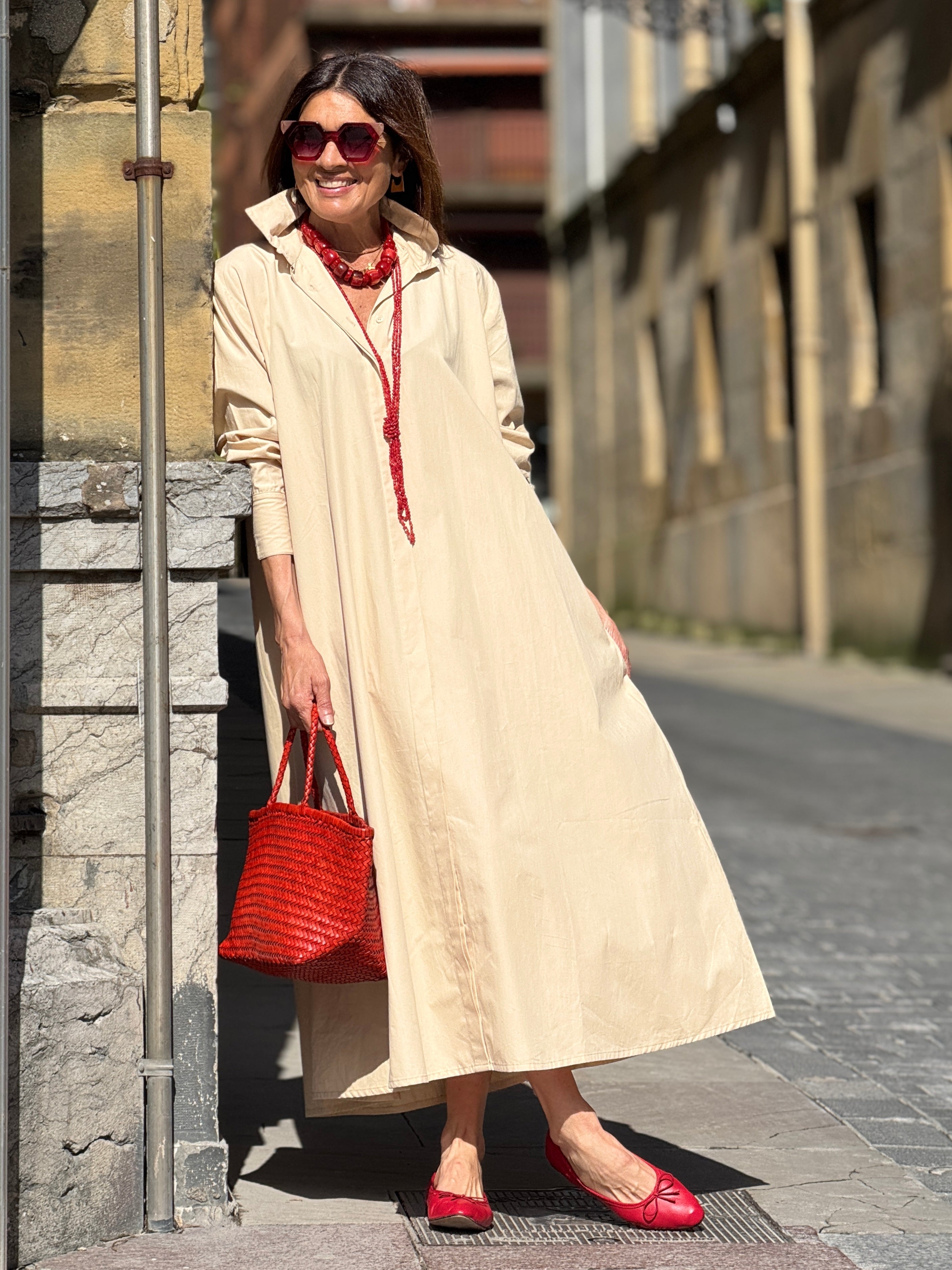 Dress Larissa Beige