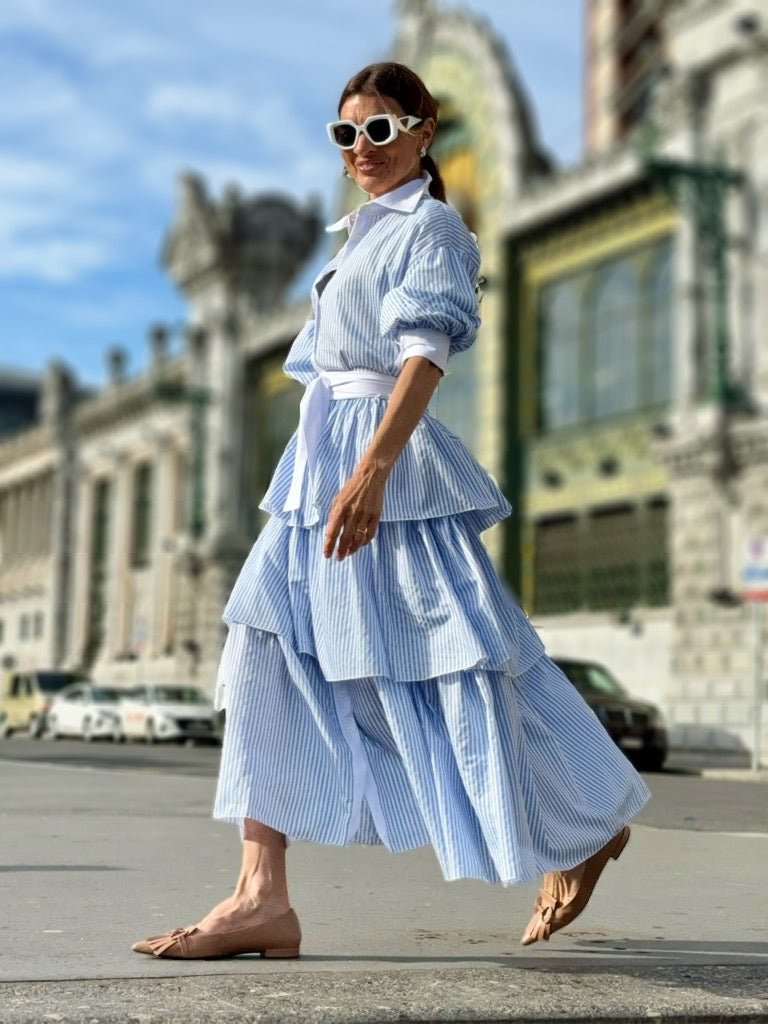 Dress Brittany Stripes Blue
