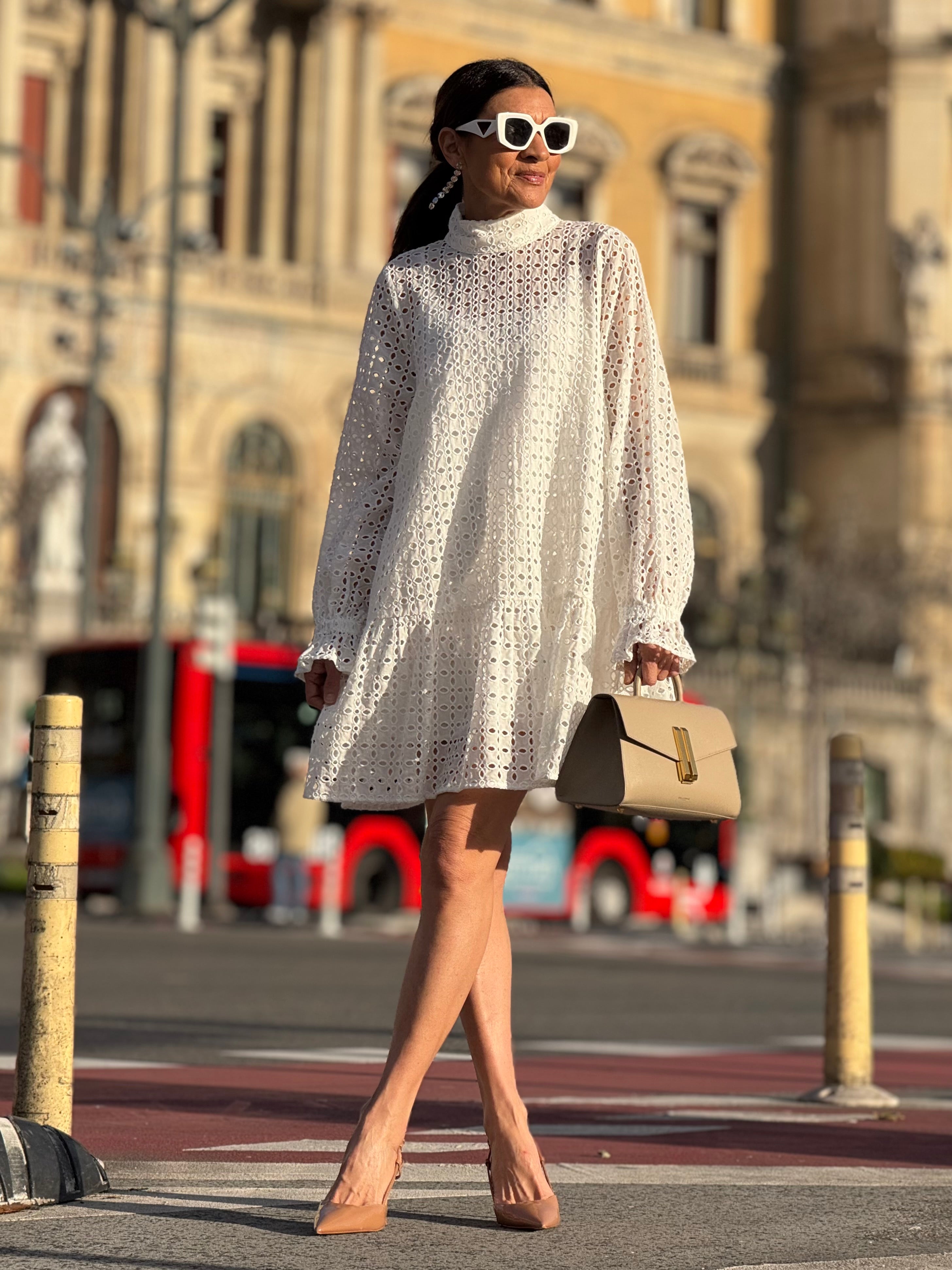 Dress Solveig Lace White