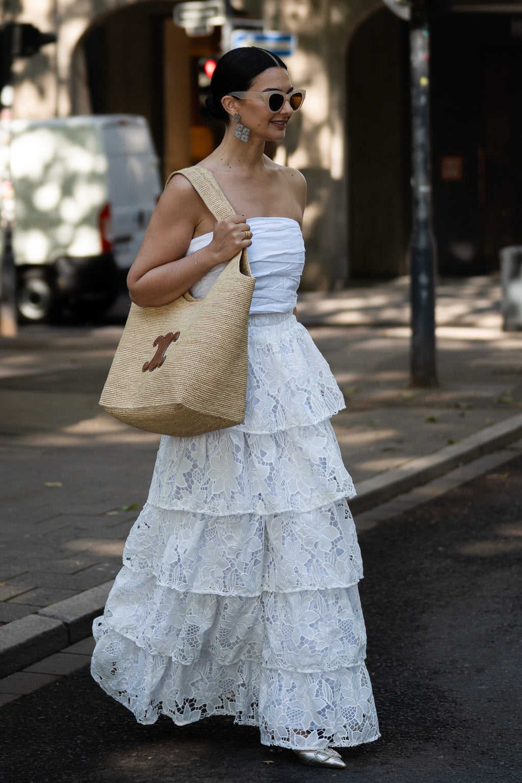 Skirt Mabel Lace White