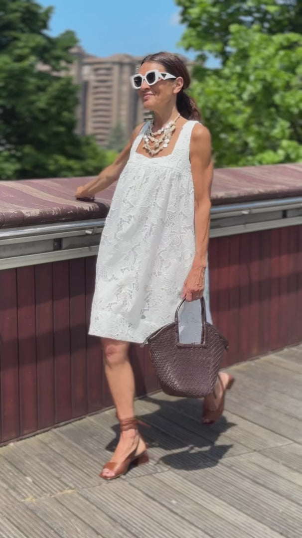 Dress Lucretia Lace White